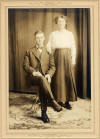 Allan and Ila Lincoln (around 1915  wedding)